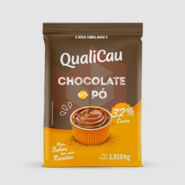 Chocolate em pó 32% cacau Qualicau 1.010kg