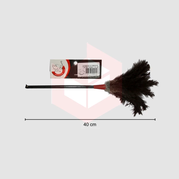 Espanador de pena avestruz nomo 40cm R.09