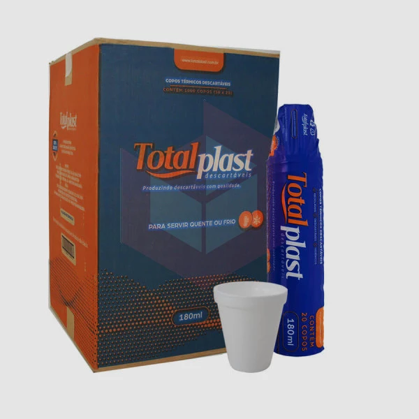 Copo termico 180ml Totalplast 50x20un