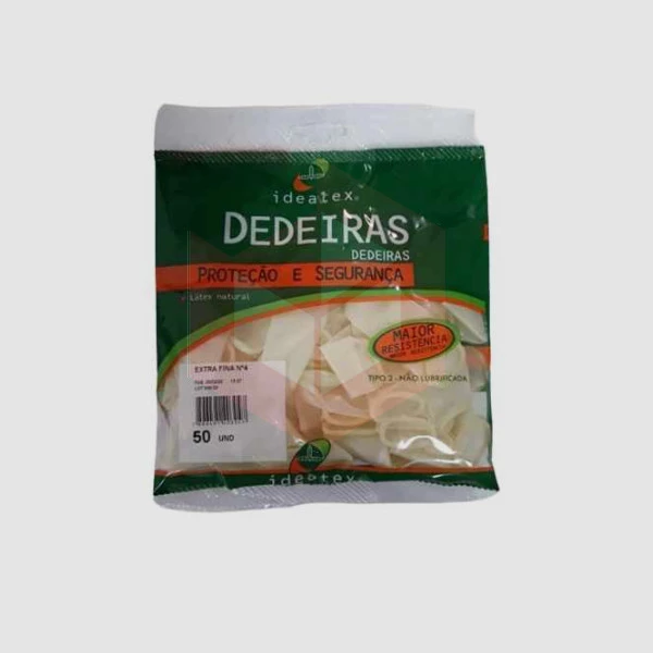 Dedeira de latex extra fina n.4 Ideatex c/50un