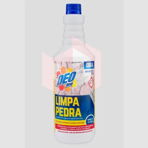Desincrustante limpa pedras pos obra Deo Line 1l 