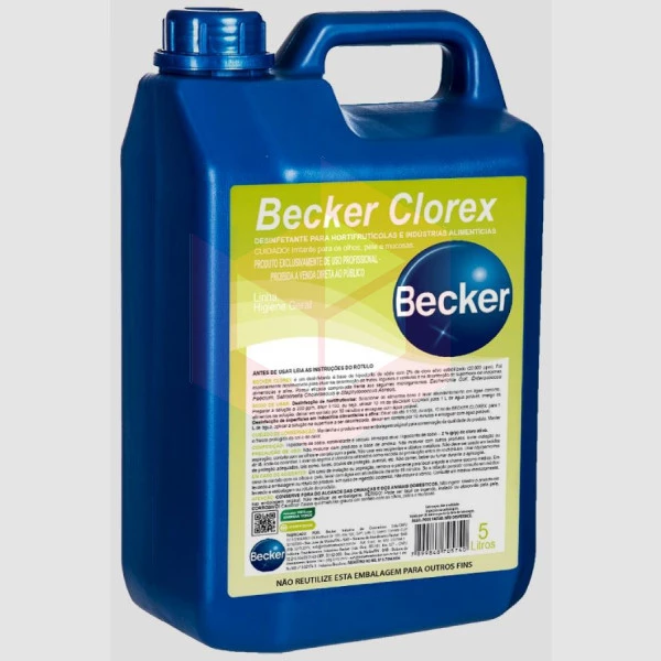 Desinfetante hortifruticola Becker clorex 5l R4226 