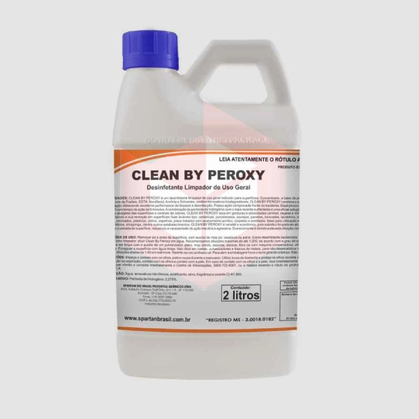 Desinfetante uso geral clean by peroxy Spartan 2l