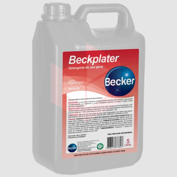 Detergente incolor Beckplater Becker R-1686 