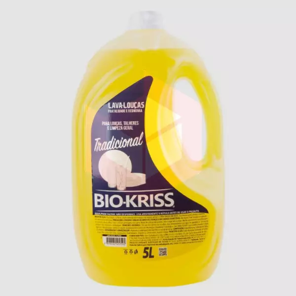 Detergente lava louca neutro Bio-Kriss 5l 