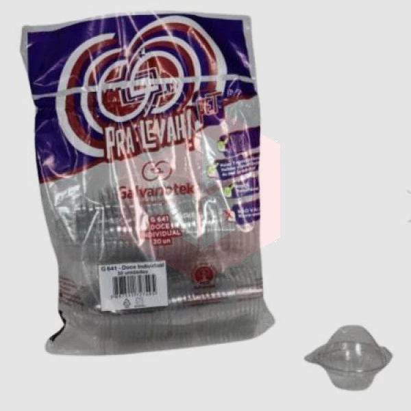 Embalagem doce individual G641 c/30un Galvanotek