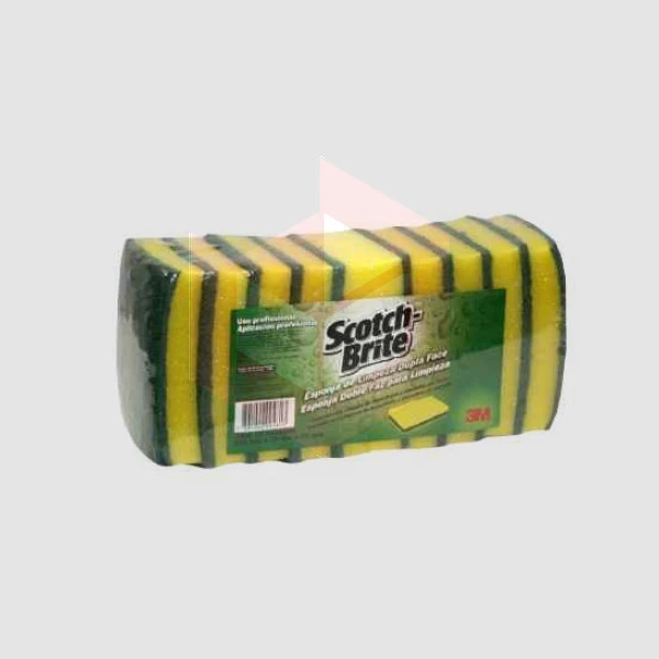 Esponja Scotch Brite 3M verde amarela c/10un