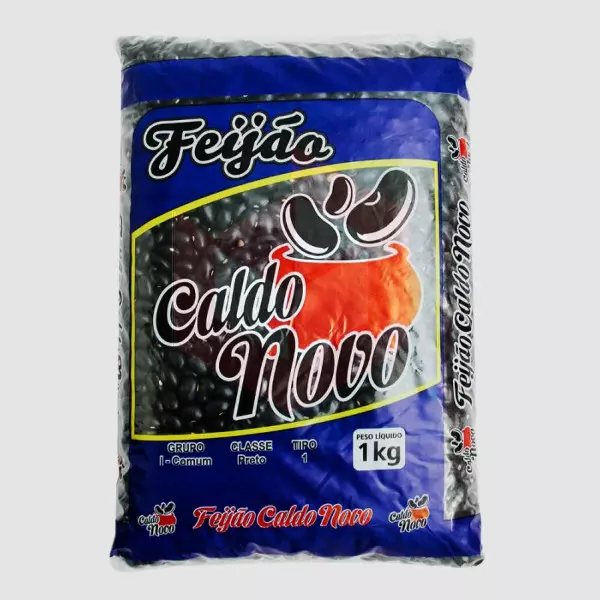 Feijão preto Caldo Novo 1kg
