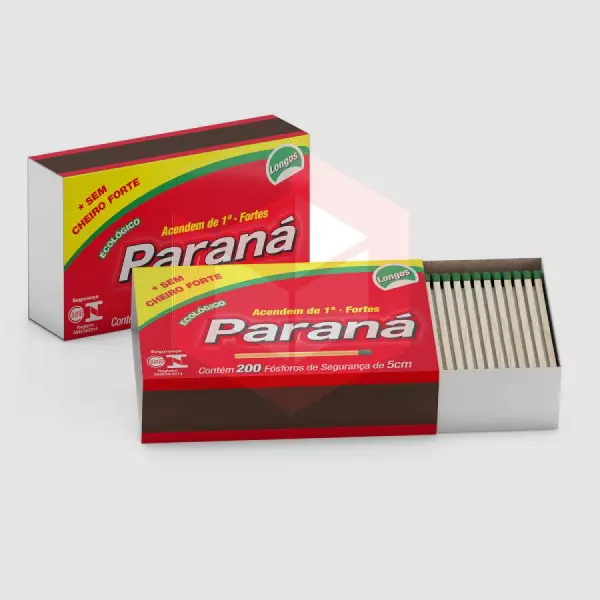 Fósforo Paraná longos Forno e Fogão 5cm c/200un