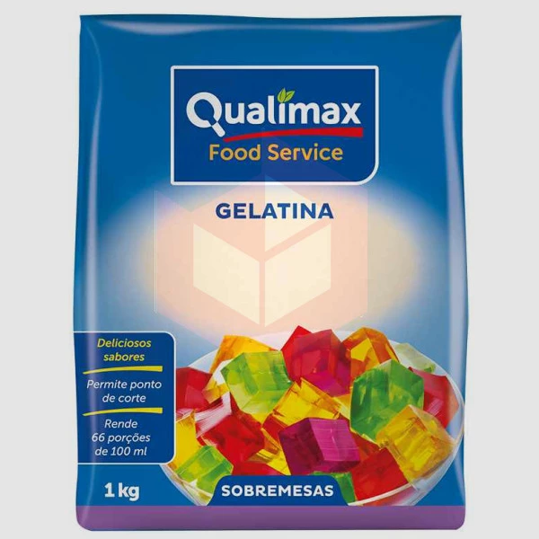 Gelatina de limão Qualimax 1kg