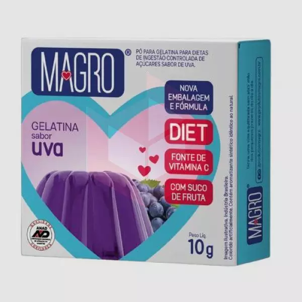 Gelatina de uva diet Magro 10g