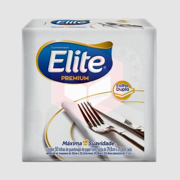 Guardanapo Elite f.dupla 29.8x29.8cm 48pctx50un