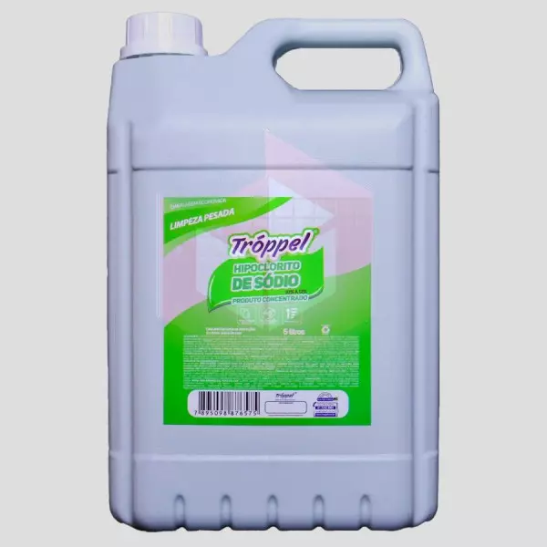 Hipoclorito de sodio 10 a 12% Troppel 5l 