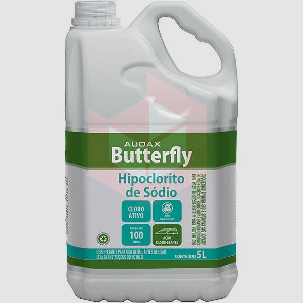 Hipoclorito de sodio 5% Butterfly Audax 5l