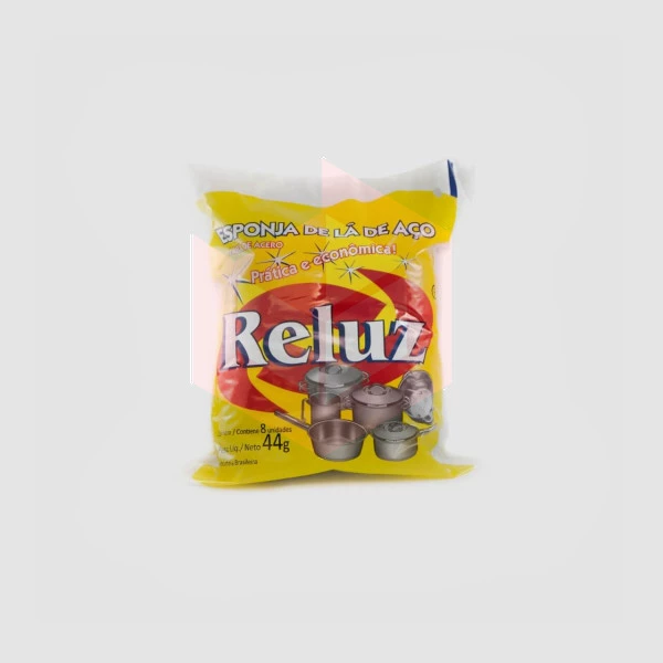 Lã de aço Reluz c/8un