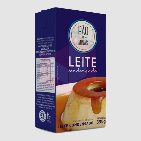 Leite condensado Bão de Minas 395g