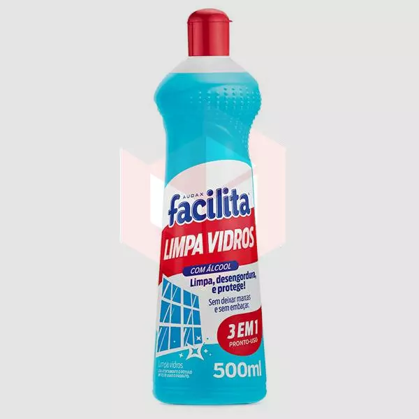 Limpa vidros c/alcool Audax Facilita 500ml 