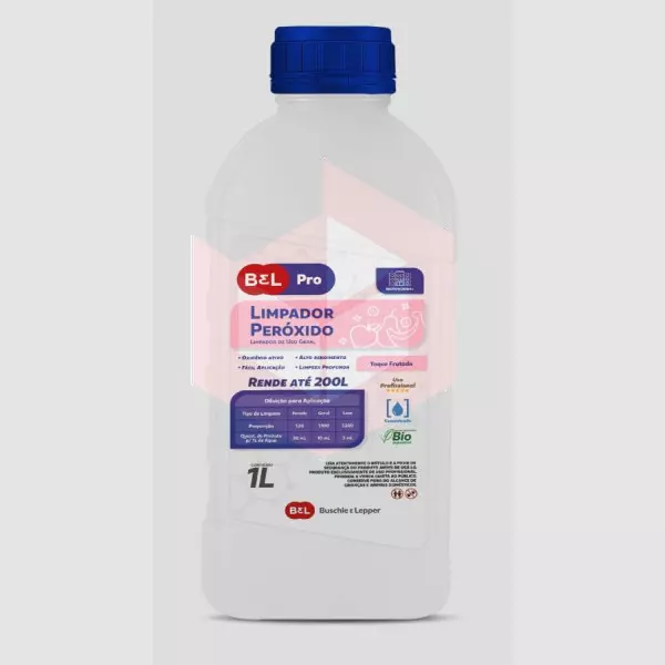 Limpador com peroxido uso geral frutado B&L Pro 1l 