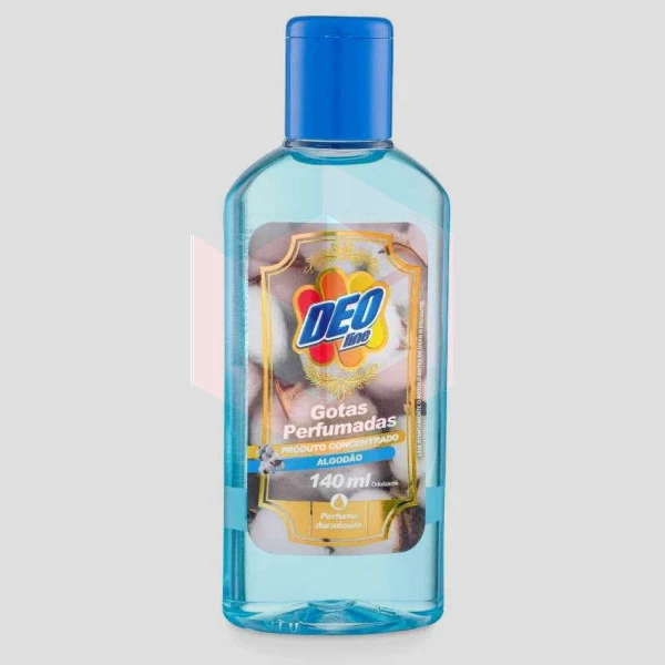 Limpador perfumado algodão gotas de perfume Deoline 140ml   