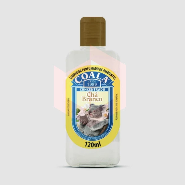 Limpador perfumado cha branco concentrado Coala 120ml 