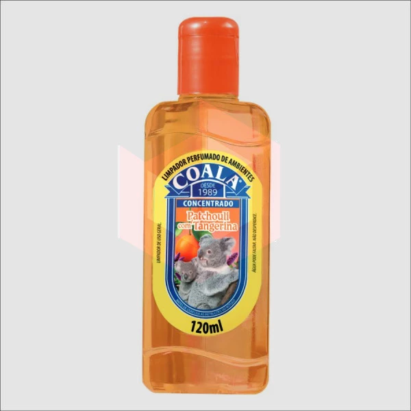Limpador perfumado patchouli e tangerina concentrado Coala 120ml 