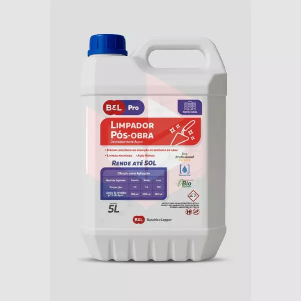Limpador pos obra desincrustante acido B&L Pro 5l