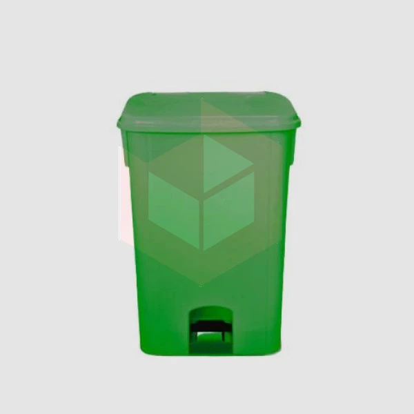 Lixeira com pedal 15l verde Bralimpia CP1SVD