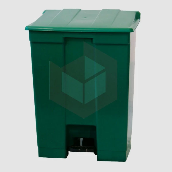 Lixeira com pedal 30l verde Bralimpia CP3SVD