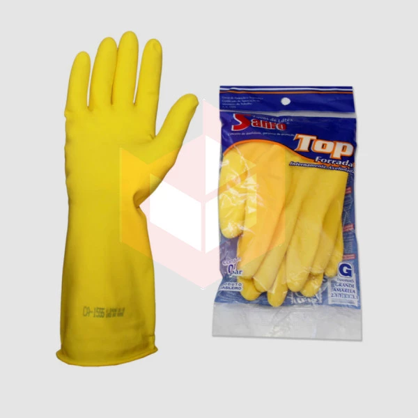Luva amarela grande Sanro Top
