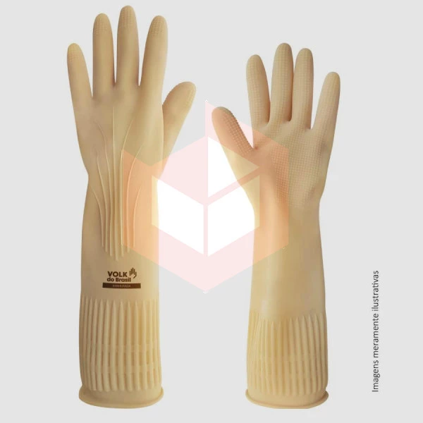 Luva bege extra grande ranhurada Volk Luva bege extra grande ranhurada Volk