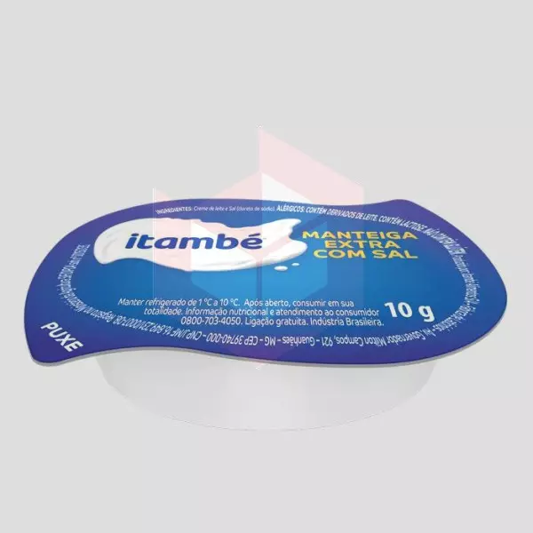 Manteiga extra com sal Itambe 192x10g