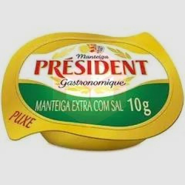 Manteiga extra com sal Presidente 192x10g 