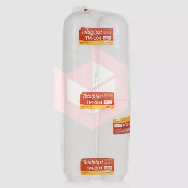 Marmitex termica TM104 n.9 sem tampa Totalplast 2x50un
