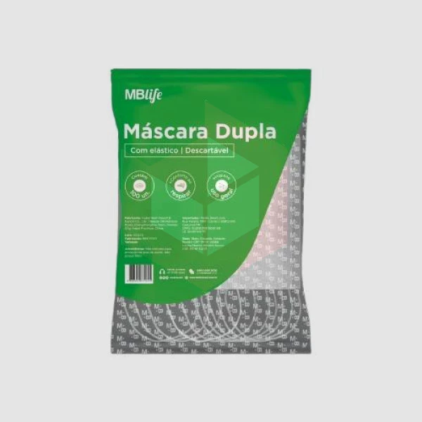 Mascara dupla tnt branca MBLife c/100un