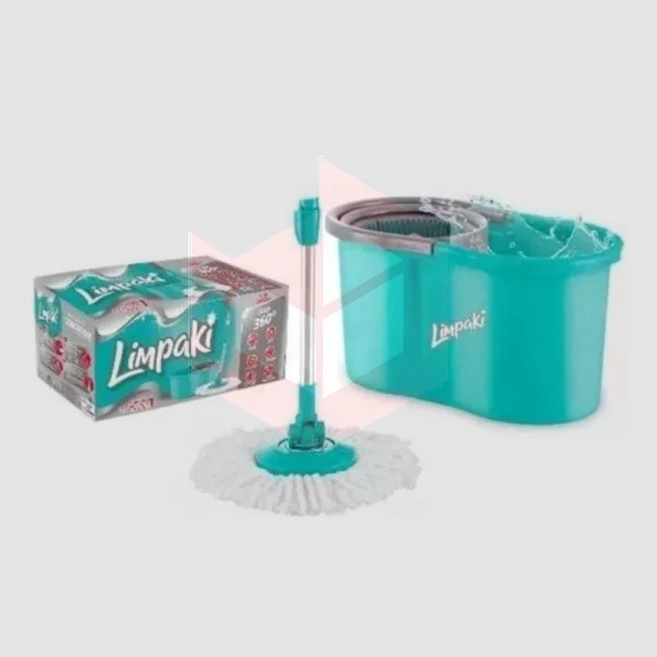 Mop+balde espremedor plastico 360 Limpaki 972565   