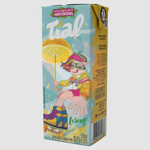 Nectar de laranja e pera Tial 24x200ml  