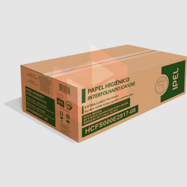 Papel higiênico Ipel caicai folha simples c/10000un HCFS000E2917-08