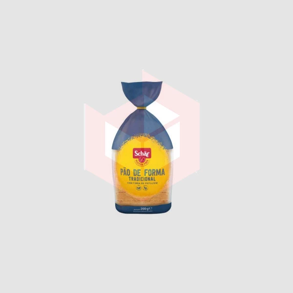 Pão de forma tradicional sem gluten sem lactose Schar 200g