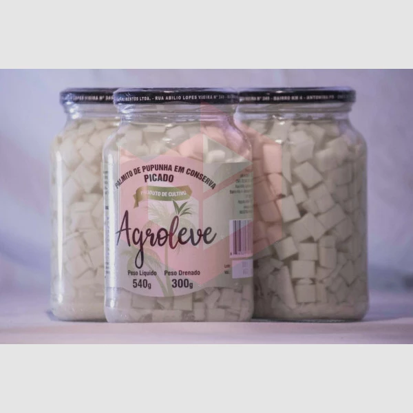Palmito picado pupunha Agroleve 300g