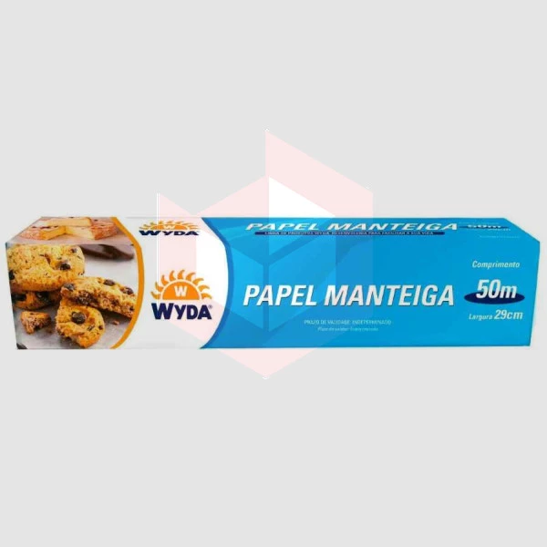 Papel manteiga 29cmx50m Wyda PMR50-9