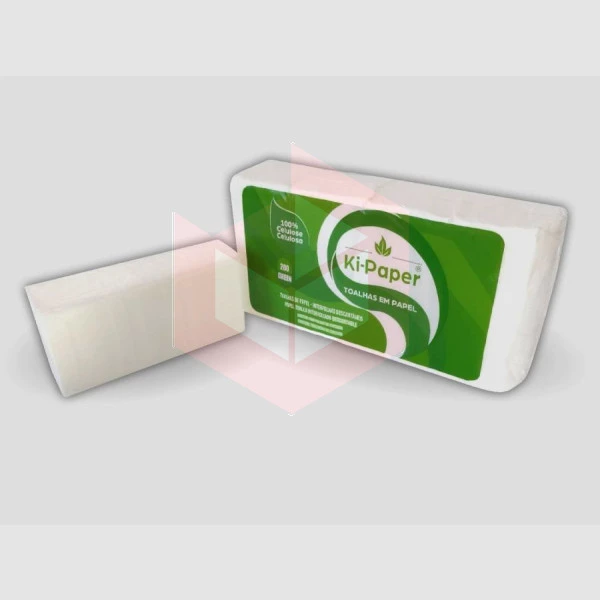 Papel toalha Kipaper Green 2d 20x20cm c/1000un R-200