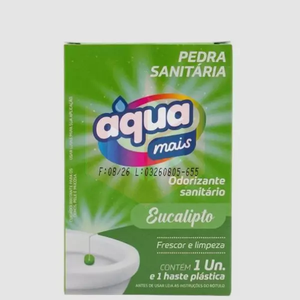 Pedra sanitaria eucalipto Aqua Mais 25g