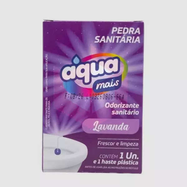 Pedra sanitaria lavanda Aqua Mais 25g