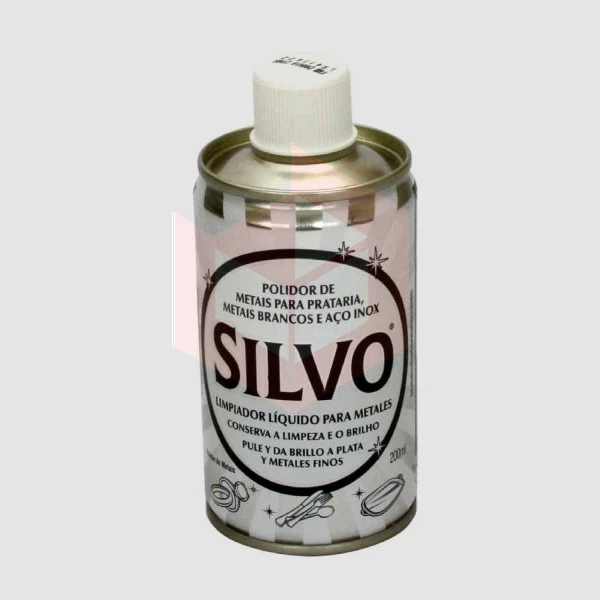 Polidor de metais brancos e prata Silvo 200ml