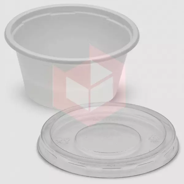 Pote com tampa 30ml F695 branco Fibraform 14x50un  