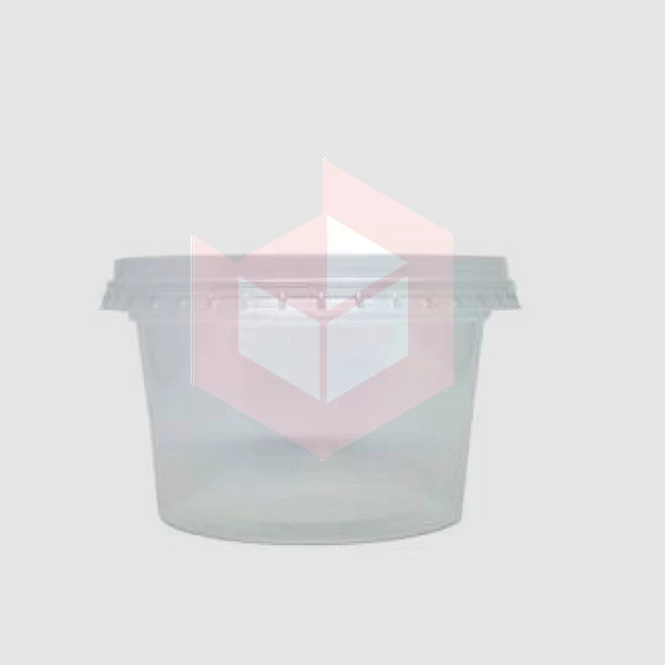 Pote redondo com tampa 140ml Rioplastic 40x25un