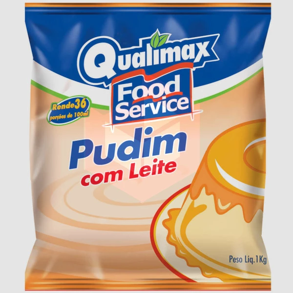 Pudim de coco com leite Qualimax 1kg