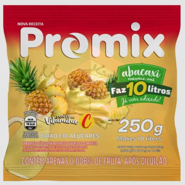 Refresco de abacaxi Promix 250g