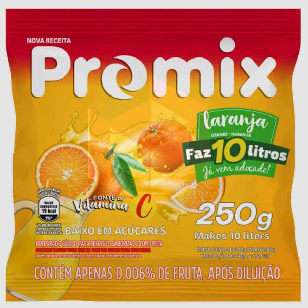 Refresco de laranja Promix 250g