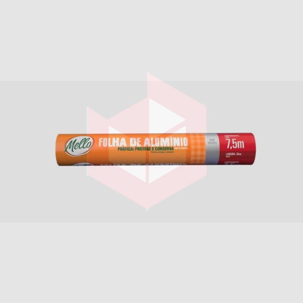 Rolo de aluminio 30cmx7.5m Mello ref 2007  
